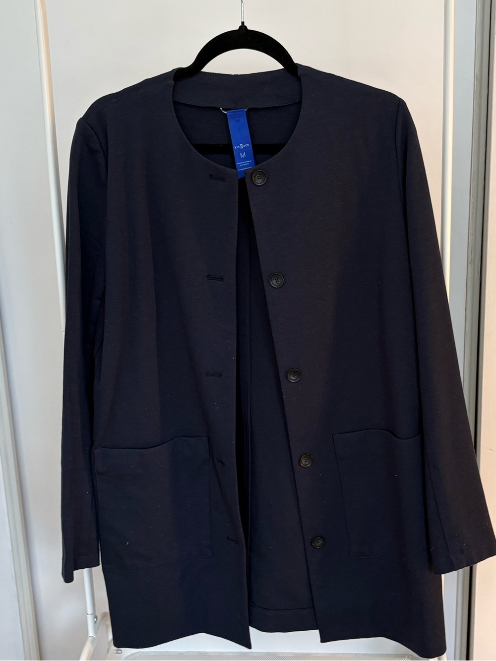 Kit and Ace | Navy Shirt Jacket